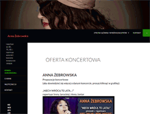 Tablet Screenshot of annazebrowska.com